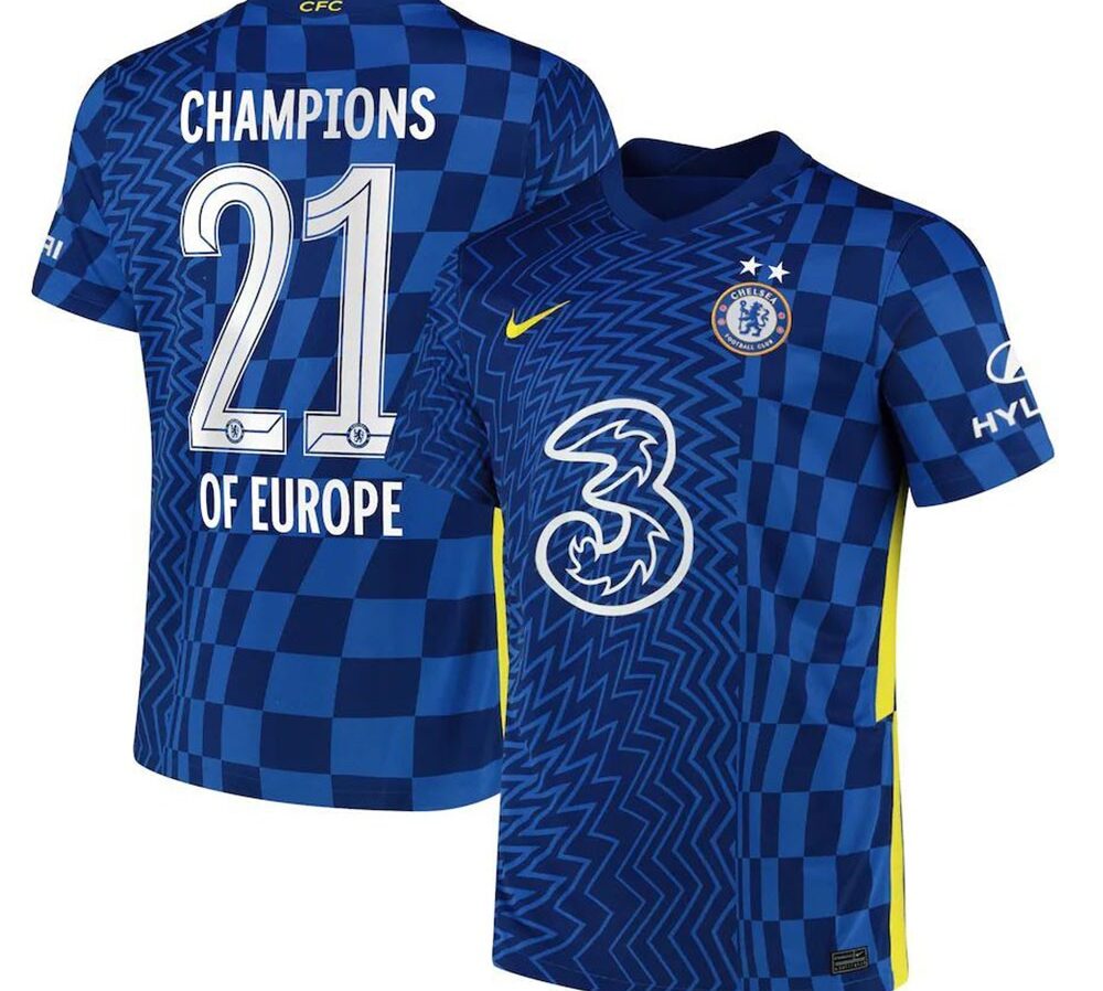 MAILLOT CHELSEA DOMICILE CHAMPIONS OF EUROPE 2021-2022