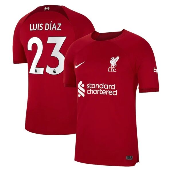 MAILLOT LIVERPOOL DOMICILE LUIS DIAZ 2022-2023