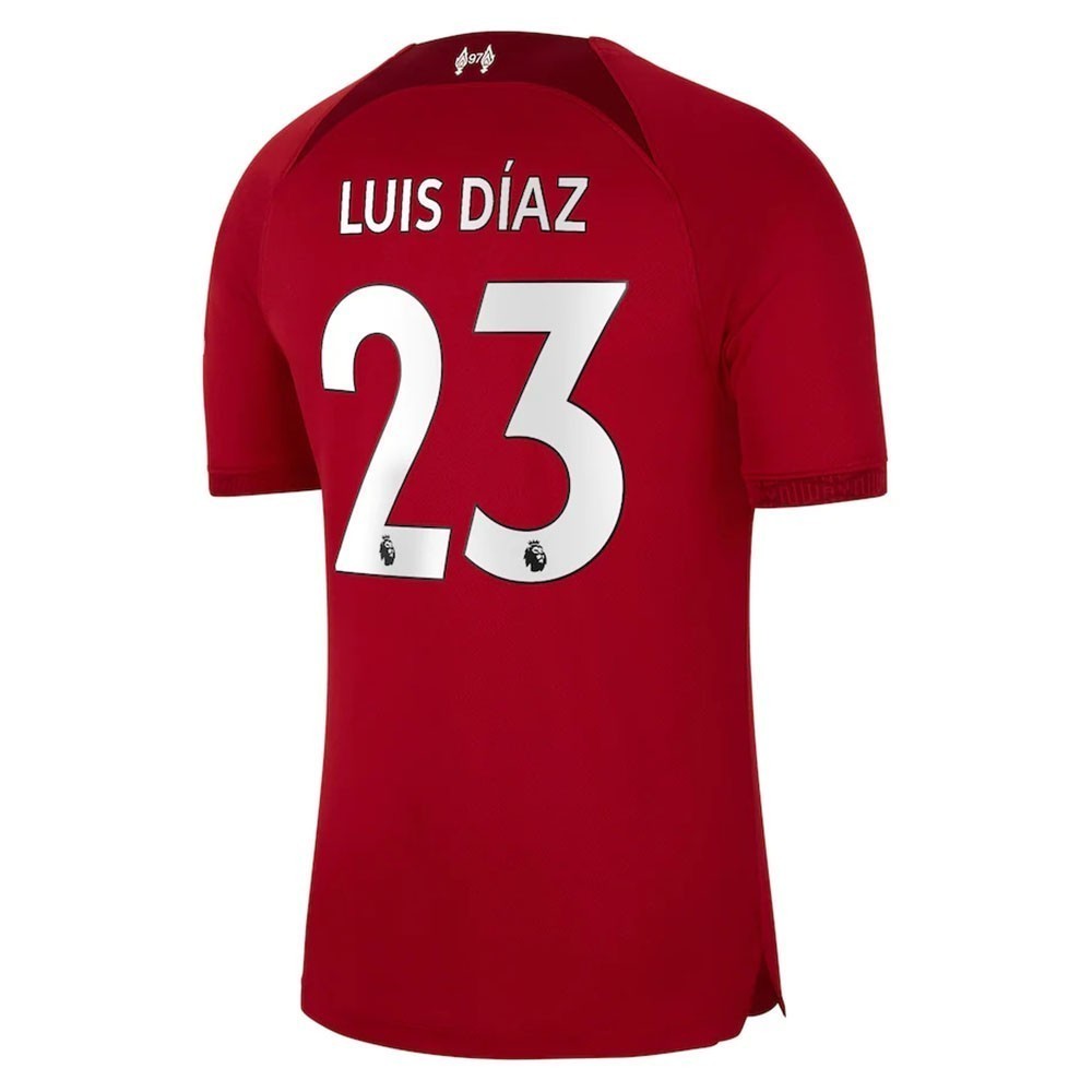 MAILLOT LIVERPOOL DOMICILE LUIS DIAZ 2022-2023