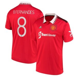 MAILLOT MANCHESTER UNITED DOMICILE BRUNO FERNANDES COUPE D'EUROPE 2022-2023