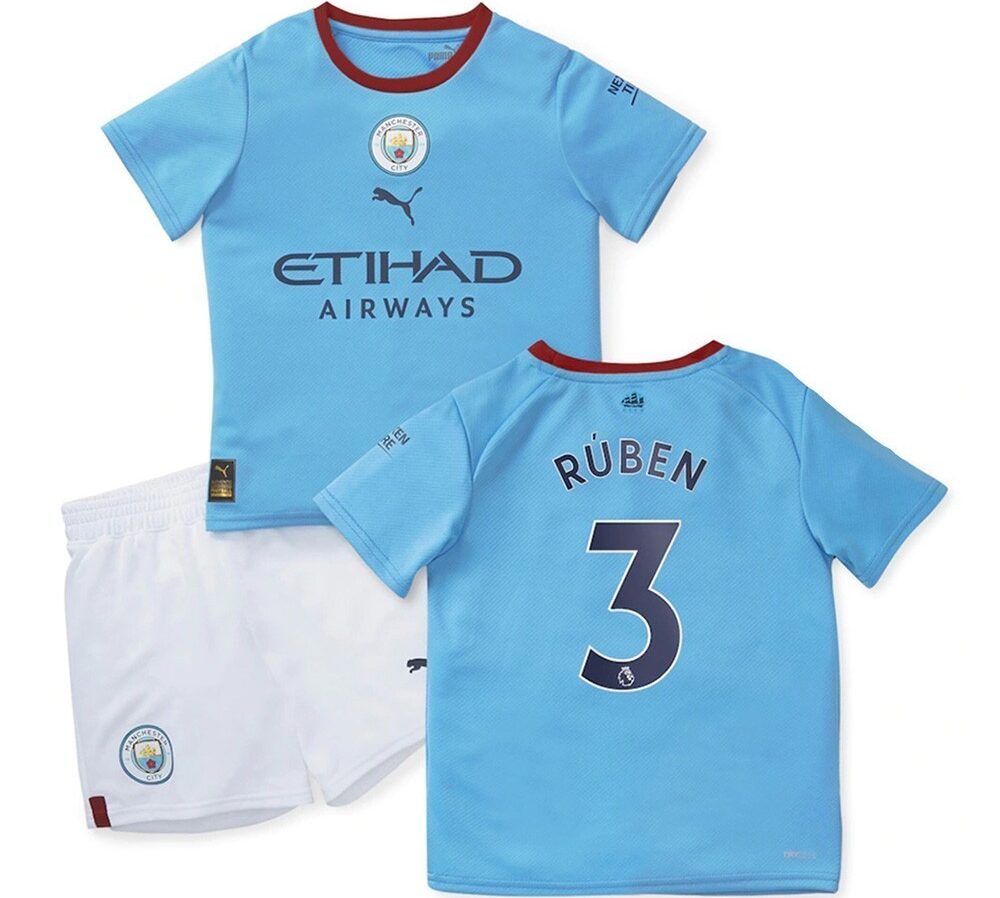 PACK JUNIOR MANCHESTER CITY DOMICILE RUBEN DIAS 2022-2023