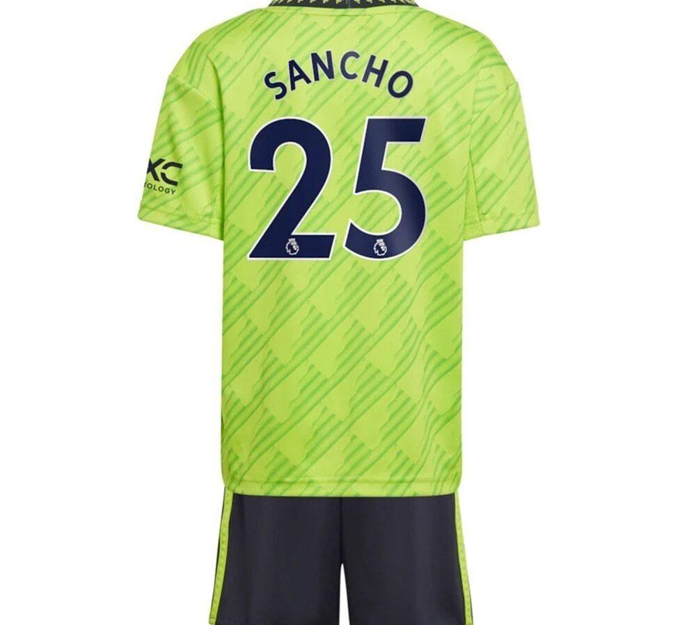 PACK JUNIOR MANCHESTER UNITED THIRD SANCHO 2022-2023