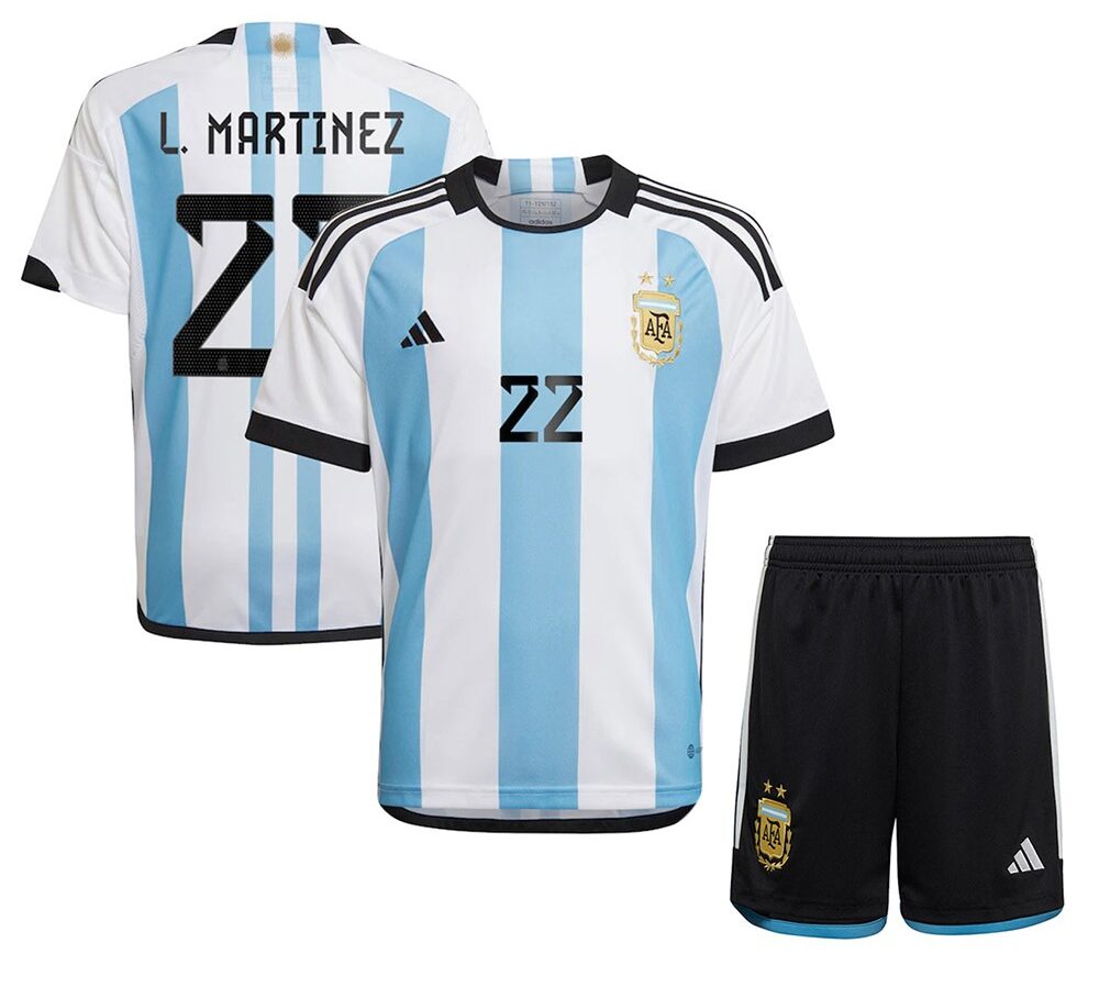 PACK JUNIOR ARGENTINE DOMICILE LAUTARO MARTINEZ 2022-2023