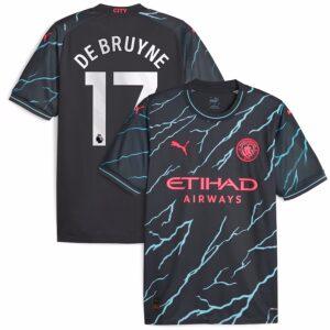 MAILLOT MANCHESTER CITY THIRD DE BRUYNE 2023-2024