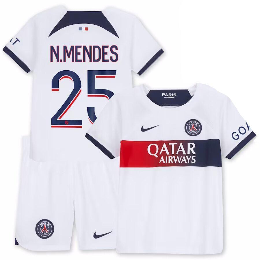 PACK JUNIOR PSG NUNO MENDES EXTERIEUR 2023-2024