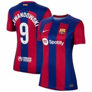 MAILLOT FC BARCELONE DOMICILE FEMME LEWANDOWSKI 2023-2024