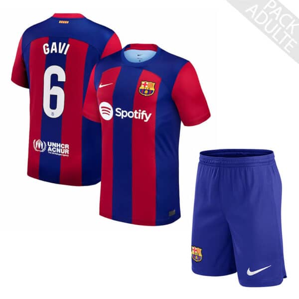 PACK FC BARCELONE DOMICILE GAVI 2023-2024