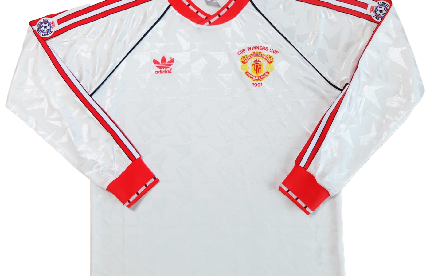 MAILLOT RETRO MANCHESTER UNITED DOMICILE VAINQUEUR COUPE DES COUPES MANCHES LONGUES 1990-1991