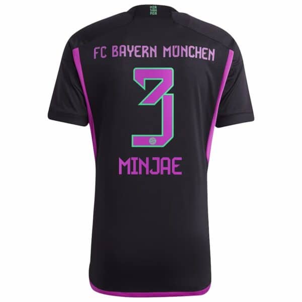 PACK JUNIOR BAYERN MUNICH EXTERIEUR MINJAE SAISON 2023-2024