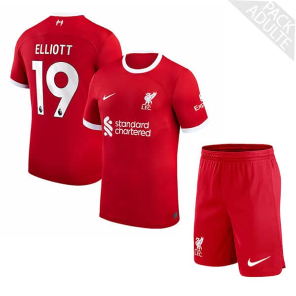 PACK LIVERPOOL DOMICILE ELLIOTT SAISON 2023-2024