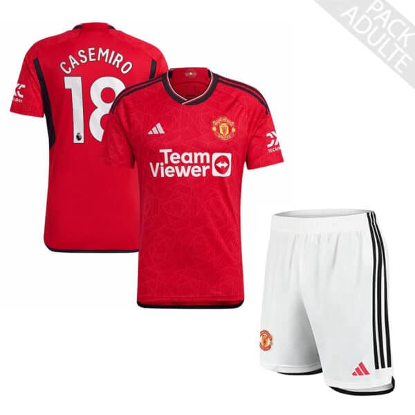 PACK MANCHESTER UNITED DOMICILE CASEMIRO SAISON 2023-2024