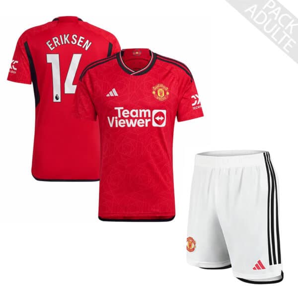 PACK MANCHESTER UNITED DOMICILE ERIKSEN SAISON 2023-2024