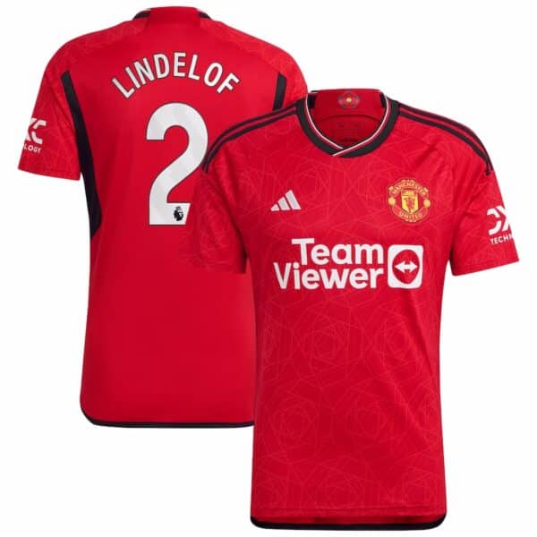 MAILLOT MANCHESTER UNITED DOMICILE LINDELOF 2023-2024