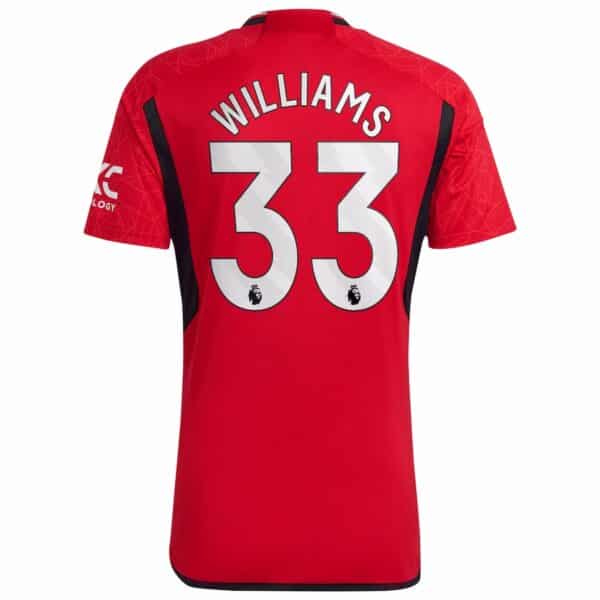 PACK MANCHESTER UNITED DOMICILE WILLIAMS ENSEMBLE 2023-2024