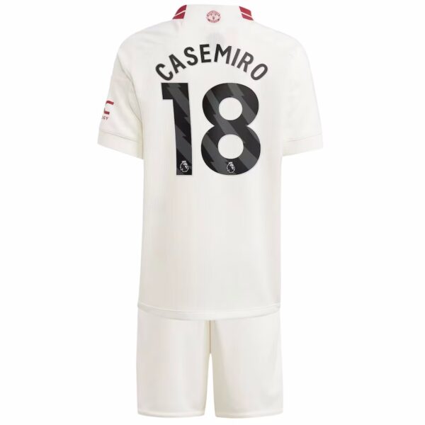 PACK JUNIOR MANCHESTER UNITED THIRD CASEMIRO 2023-2024