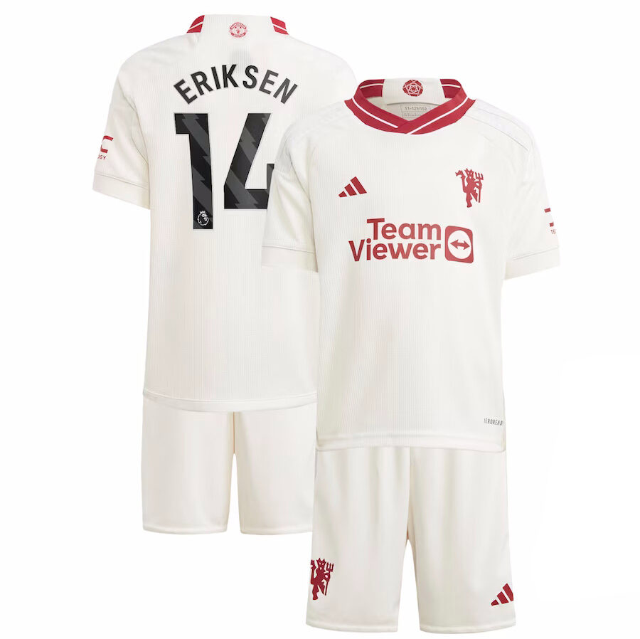 PACK JUNIOR MANCHESTER UNITED THIRD ERIKSEN 2023-2024