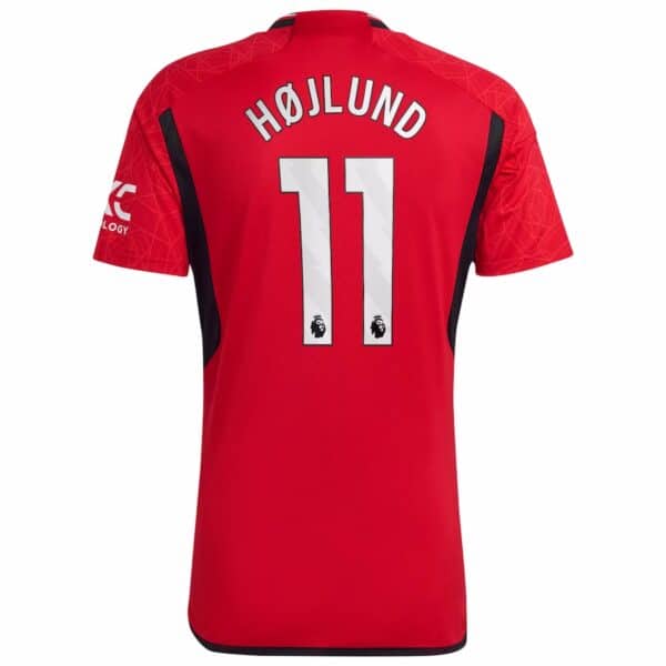 PACK MANCHESTER UNITED DOMICILE HOJLUND ENSEMBLE SAISON 2023-2024