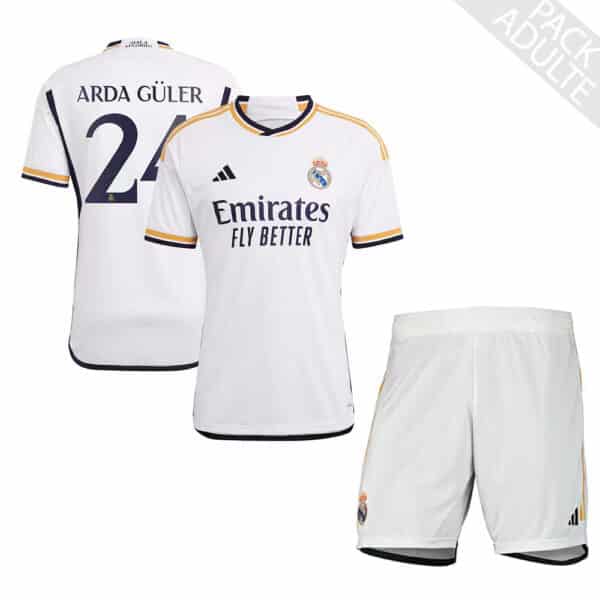 PACK REAL MADRID DOMICILE ARDA GULER 2023-2024