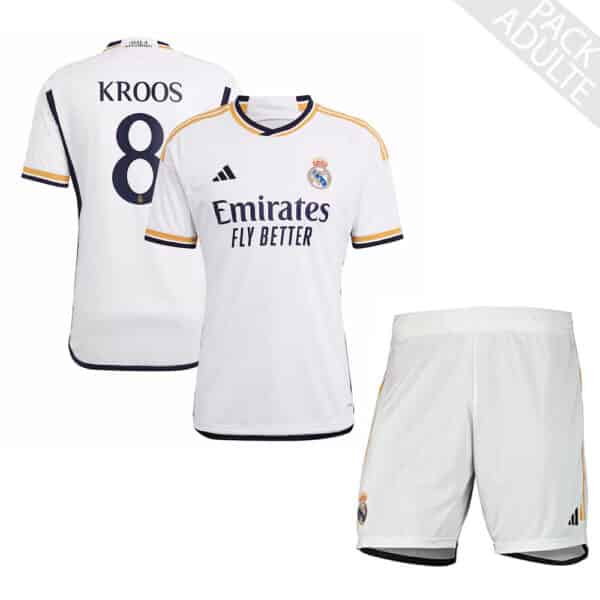 PACK REAL MADRID DOMICILE KROOS 2023-2024