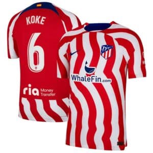 MAILLOT ATLETICO MADRID DOMICILE KOKE VERSION VAPOR MATCH 2023-2024