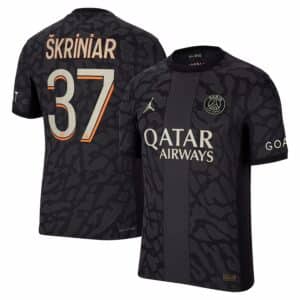 MAILLOT PSG THIRD SKRINIAR VERSION VAPOR MATCH 2023-2024