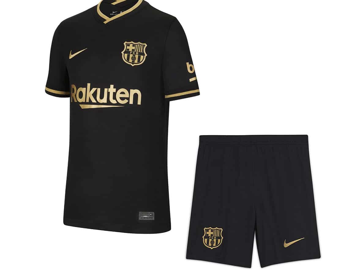 PACK JUNIOR FC BARCELONE EXTERIEUR SAISON 2020-2021