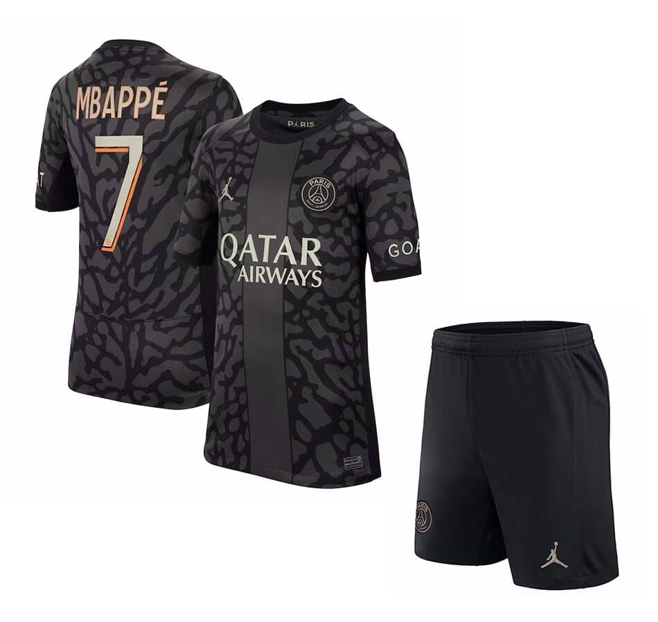 PACK JUNIOR PSG MBAPPE THIRD 2023-2024