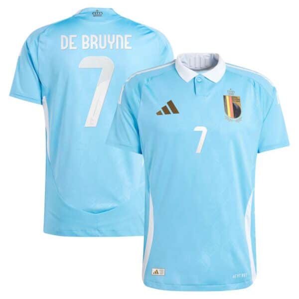 MAILLOT BELGIQUE EXTERIEUR HEAT RDY AUTHENTIC DE BRUYNE SAISON 2024-2025