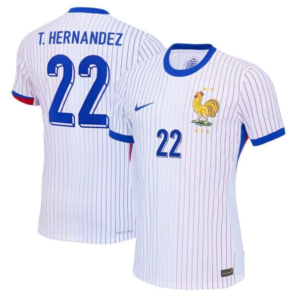 MAILLOT FRANCE EXTERIEUR L.HERNANDEZ DRI-FIT ADV VAPOR MATCH SAISON 2024-2025