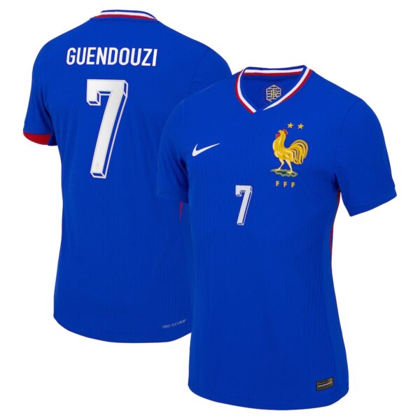 MAILLOT FRANCE DOMICILE GUENDOUZI DRI-FIT ADV VAPOR MATCH SAISON 2024-2025