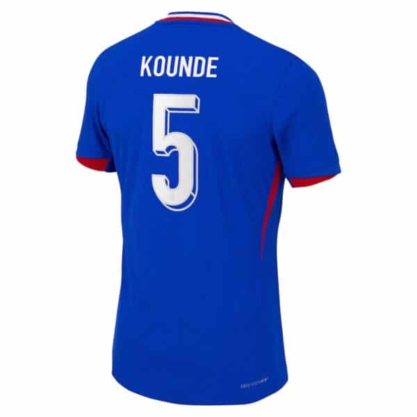 MAILLOT FRANCE DOMICILE KOUNDE DRI-FIT ADV VAPOR MATCH SAISON 2024-2025