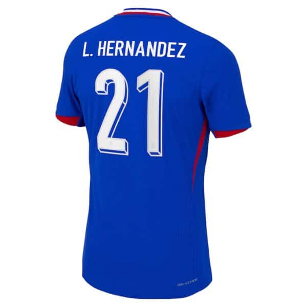 MAILLOT FRANCE DOMICILE L.HERNANDEZ DRI-FIT ADV VAPOR MATCH SAISON 2024-2025