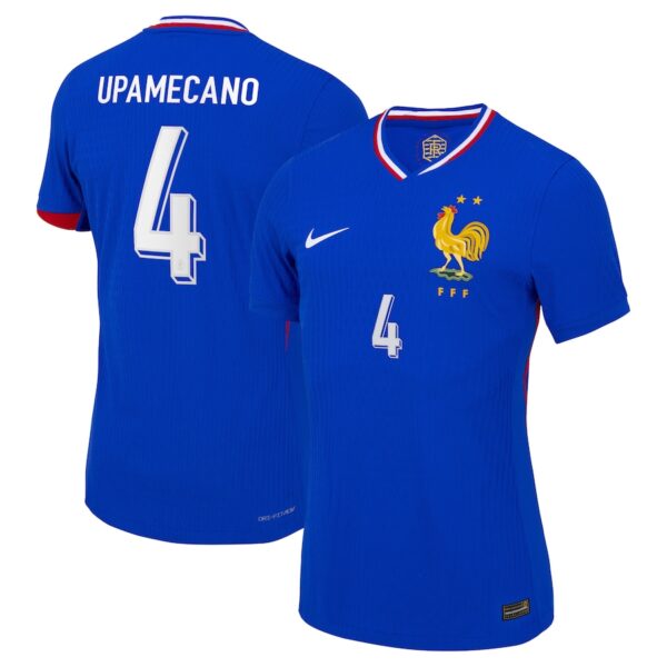 MAILLOT FRANCE DOMICILE UPAMECANO DRI-FIT ADV VAPOR MATCH SAISON 2024-2025