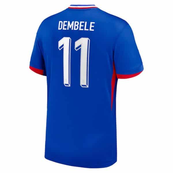 MAILLOT FRANCE DOMICILE DEMBELE SAISON 2024-2025