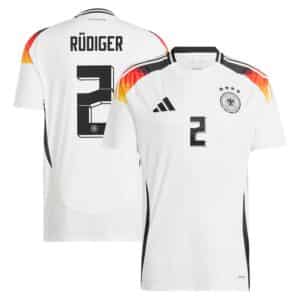 MAILLOT ALLEMAGNE DOMICILE RUDIGER SAISON 2024-2025