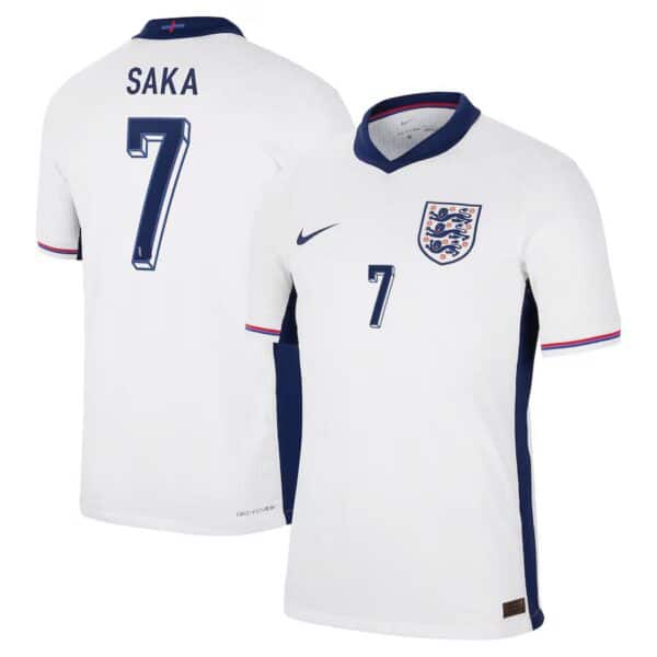 MAILLOT ANGLETERRE DOMICILE SAKA DRI-FIT ADV VAPOR MATCH SAISON 2024-2025