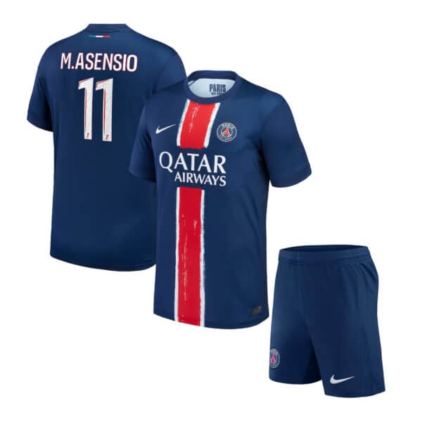 PACK JUNIOR PSG DOMICILE MARCO ASENSIO SAISON 2024-2025