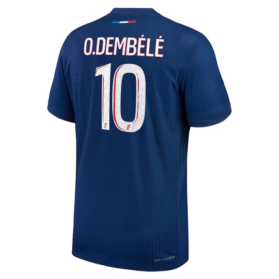 MAILLOT PSG DOMICILE DEMBELE VERSION VAPOR MATCH SAISON 2024-2025