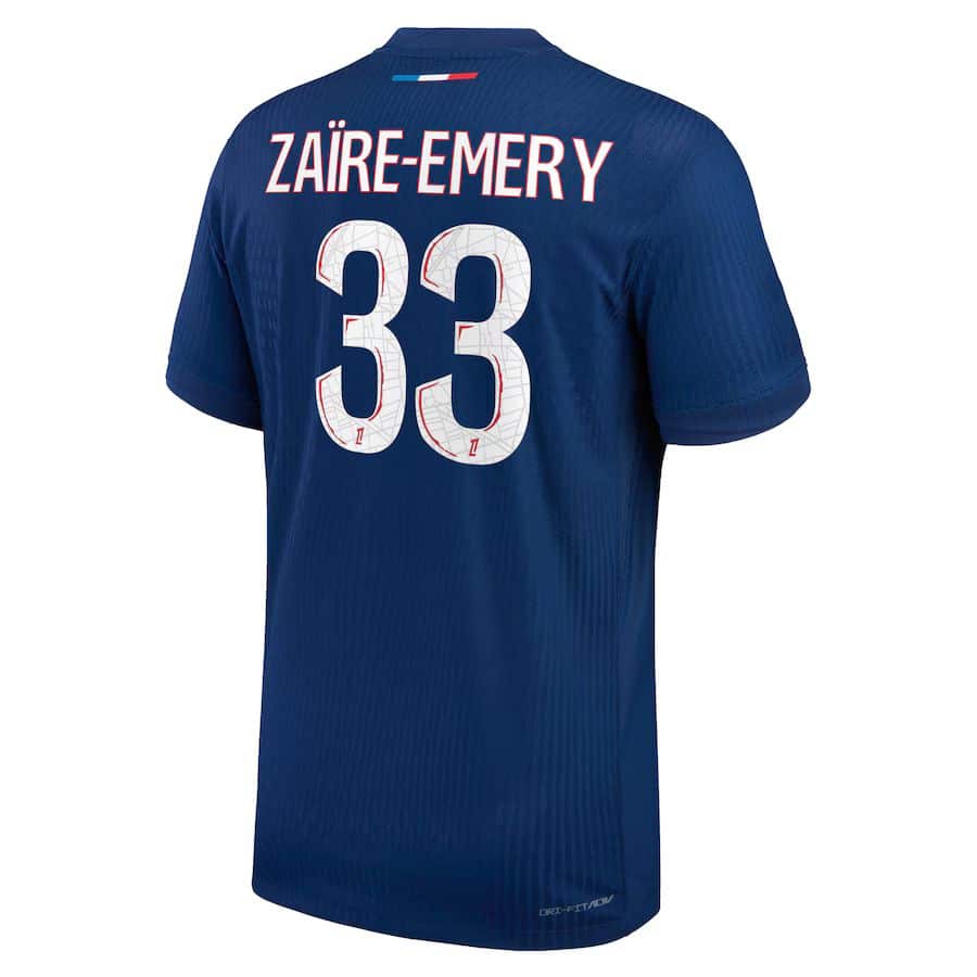 MAILLOT PSG DOMICILE ZAIRE-EMERY VERSION VAPOR MATCH SAISON 2024-2025