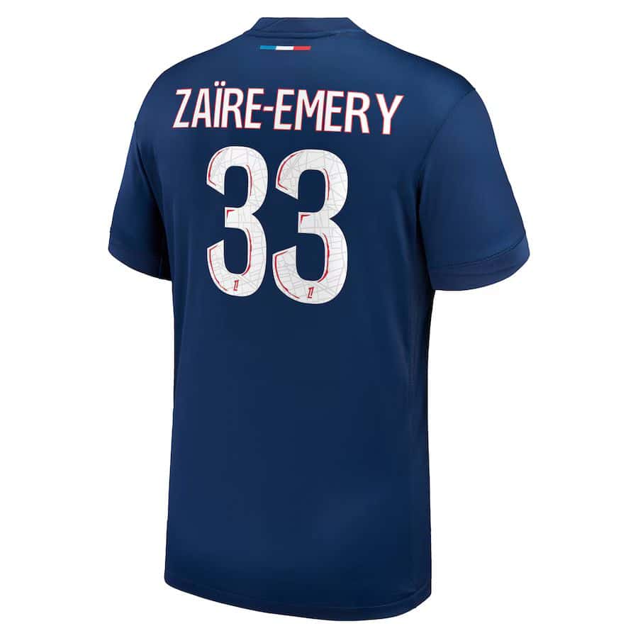 MAILLOT PSG DOMICILE ZAIRE-EMERY SAISON 2024-2025