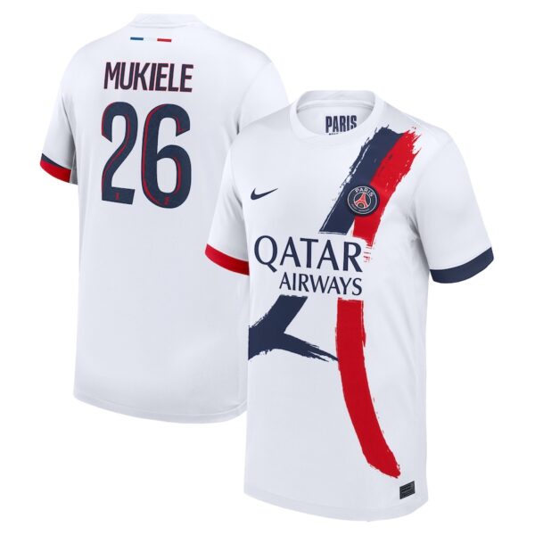 MAILLOT PSG EXTERIEUR MUKIELE SAISON 2024-2025