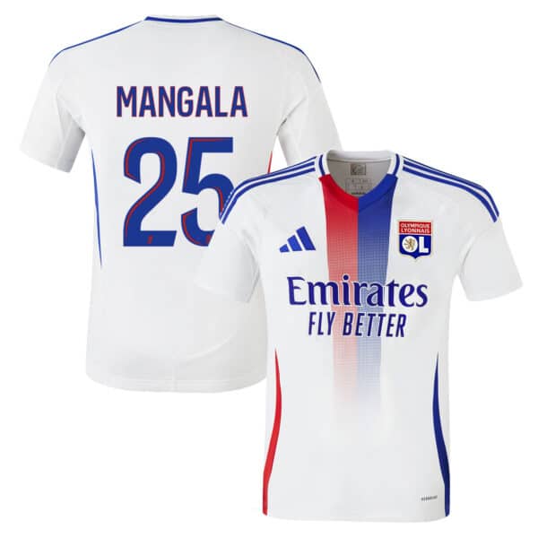 MAILLOT OLYMPIQUE LYONNAIS DOMICILE MANGALA SAISON 2024-2025