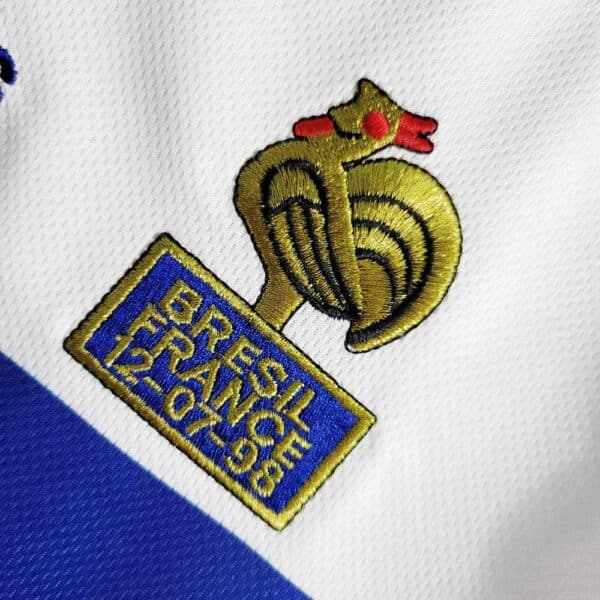 MAILLOT RETRO COLLECTOR FRANCE COUPE DU MONDE EXTERIEUR SAISON 1998