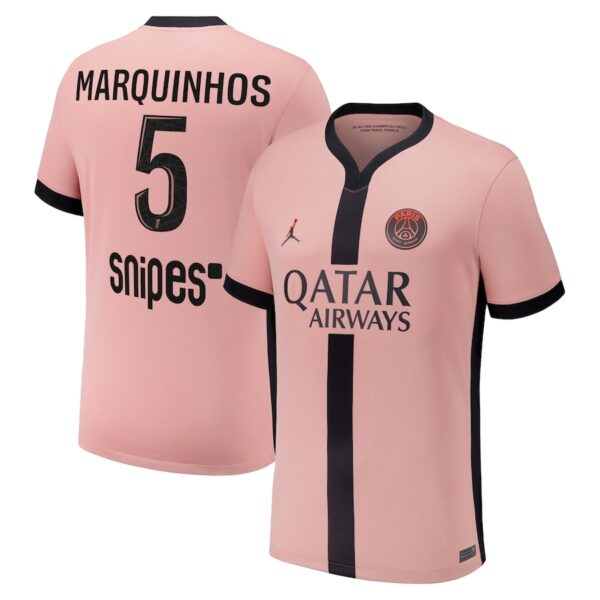 MAILLOT PSG THIRD MARQUINHOS SAISON 2024-2025